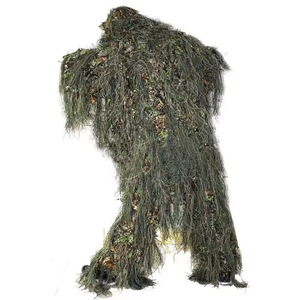 Dành cho người lớn rừng lá ghillie phù hợp với với ngụy trang áo khoác và quần chiến thuật săn bắn bánh cho cá nhân quốc phòng thiết bị - Product Image 4