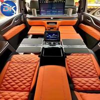 Cloison de séparation TV en cuir PU de luxe Dingkong, personnalisable pour Vito W447 V Class Metris Sienna Hiace Escalade RS G008