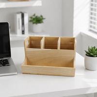 Stylos en bois porte-crayons tasse pour bureau télécommande support en bois