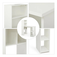 Bureau d'étude intégré moderne pour étudiants, bureau d'écriture, bureau d'ordinateur pour chambre à coucher