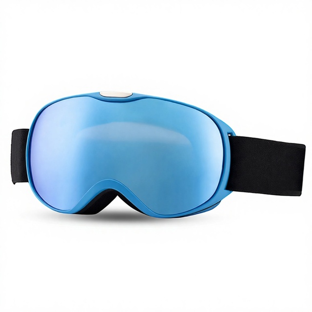 Large-Surface Double-Layer Anti-Fog Windproof Ski Goggles Model FA-024 for Adults Mirror Frame TPU Material Snow Outdoor Sports