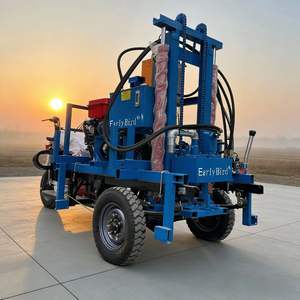 Équipement de forage de puits d'eau portable entièrement hydraulique certifié CE, remorquable par <span class=keywords><strong>moto</strong></span>, <span class=keywords><strong>prix</strong></span> usine - Product Image 3