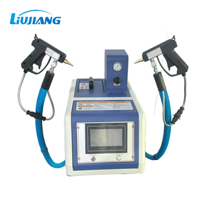 Máy bơm piston 5L Máy làm nóng chảy keo nóng Hệ thống dán keo Máy phun keo 2 đầu ra 2 ống 2 súng phun cầm tay - Product Image 2