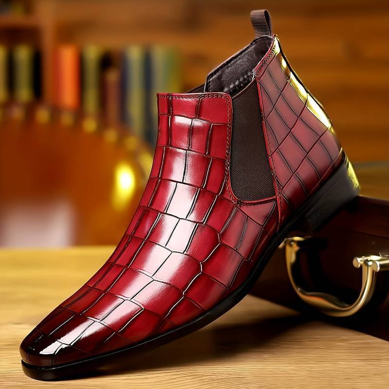 Wine red stone