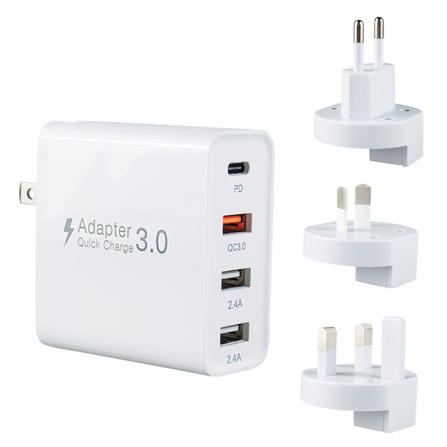 Customization for GaN Charger 33W 45W 65W 100W USB C Charger with PD.3 and QC.3 Compact Fast Foldable Wall Charger