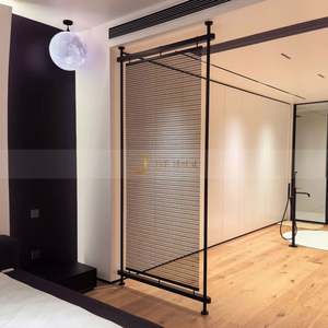LL393 Living Room Woven Stainless Steel Wire <b>Mesh</b> Partition Wall <b>Screen</b> Customizable Cutting Hanging Decorative Waterproof - Product Image 1