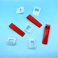 Clips de nivellement de carreaux 1/8 po, lot de 100, avec entretoises de nivellement plus flexibles pour l'installation de carreaux