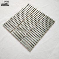 Kit vert menthe kat mosaïque murale en forme de doigt carrelage de sol mosaïque en céramique