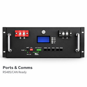 Módulo de Batería de Rack de 51.2V, 5kWh-16kWh, LiFePO4, para Almacenamiento de Energía Solar en el Hogar, OEM, ODM - Product Image 1