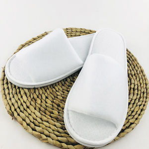 Tissu de sieste avec Logo personnalisé, semelle EVA antidérapante, pantoufles jetables, blanches, <span class=keywords><strong>5</strong></span> étoiles, pour chambre d'hôtel, Spa, pour invités - Product Image 3