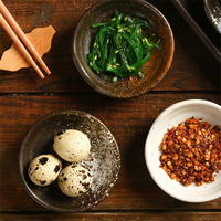 Harmony Bol d'assaisonnement pour sauce soja en porcelaine japonaise écologique en céramique pour restaurant