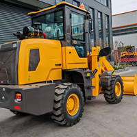 Backhoe Loader Pertanian Kompak 4x4 dengan Sistem Hidrolik Mesin Euro5 EPA Garansi 1 Tahun Mini Loader