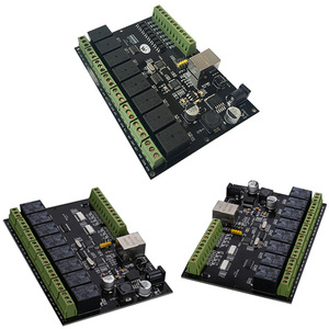 รีเลย์เครือข่าย8ช่องสวิตช์ควบคุมอีเธอร์เน็ต tcp/ip รีเลย์ Modbus TCP kingview PLC M105 - Product Image 5
