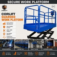 Yeni Mobil Havalı Platform Makaslı Kaldırma Platformu Hidrolik Yükseltme Masası Depo Fabrika Bina Bakım Ekipmanı Modeli