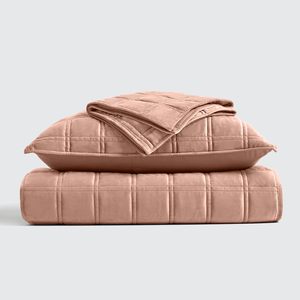 Khăn trải giường ưa thích trải giường nhung siêu mềm nhung cổ điển trải giường nhung nhẹ thiết kế giường màu rắn - Product Image 3