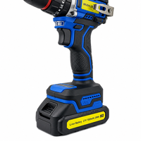 Perceuse électrique sans fil rechargeable 21V à batterie lithium, kit de bricolage pour le travail du bois, OEM, réversible, perçage max. 10mm