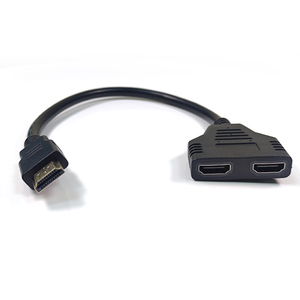 Haute vitesse pour <span class=keywords><strong>HDMI</strong></span> <span class=keywords><strong>1</strong></span> à 2 câble adaptateur 4K résolution fibre optique PVC veste 10m Version <span class=keywords><strong>1</strong></span>.4 câble de Conversion pour ordinateurs - Product Image 4