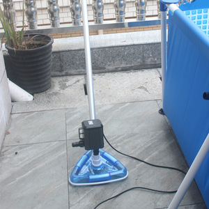 Aspiradora Portátil para Piscina JF 022, Herramienta de Limpieza de Alta Eficiencia para Piscinas Elevadas, Enchufe Europeo, Material Plástico - Product Image 1