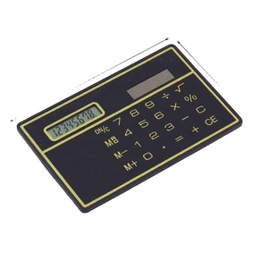 <span class=keywords><strong>Calculatrice</strong></span> d'énergie solaire ultra mince à chiffres avec conception de carte de crédit à écran tactile Mini <span class=keywords><strong>calculatrice</strong></span> portable pour école de commerce - Product Image 3