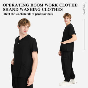 यूनिसेक्स नर्सिंग वर्दी ने महिला पुरुषों के मौखिक सर्जन डॉक्टरों के लिए अस्पताल के लिए नर्स की वर्दी निर्धारित की - Product Image 3