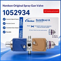 USA Nordson 1052934 Vanne de pistolet de pulvérisation automatique d'origine à contrôle précis, accessoire pour équipement de revêtement de pistolet à colle thermofusible, pour bois et sacs