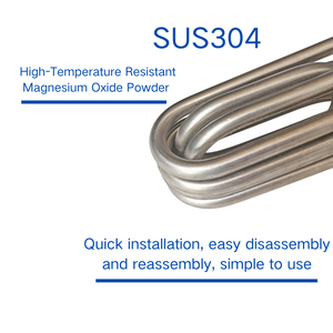 Elemento calefactor eléctrico de 220V/380V, calentador de inmersión con brida Tubular de 140mm/150mm para caldera de vapor, máquina de vapor, calentador de brida - Product Image 6
