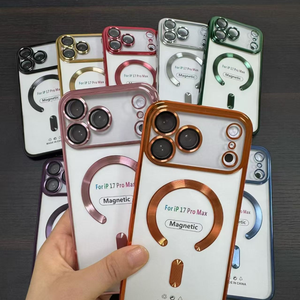 เคสโทรศัพท์ใสแบบแม่เหล็ก TPU นิ่ม สำหรับ iPhone 18 17 Air 15 14 13 12 11 Pro Max 16 Plus รองรับการชาร์จไร้สาย - Product Image 2