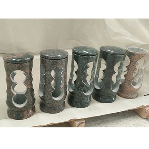 <span class=keywords><strong>Vases</strong></span> de 1,3 pièces <span class=keywords><strong>en</strong></span> <span class=keywords><strong>granit</strong></span> noir, fait à la main avec un Design moderne - Product Image 6