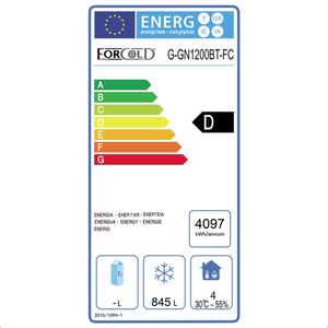 Freezer verticale professionale AFP/G-GN1200BT-FC - Product Image 2
