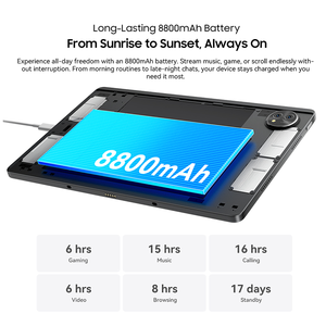 Tablet Original Blackview Zeno 10 5G con IA, Pantalla FHD+ de 11 Pulgadas y 90Hz, Widevine L1, UNISOC Tiger T8200, 8800mAh, Cuatro Altavoces, <span class=keywords><strong>Android</strong></span> 15 - Product Image 6