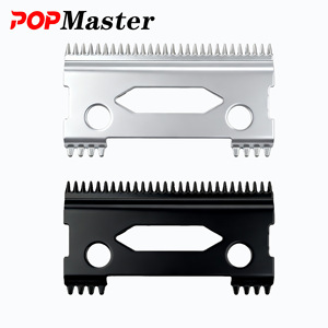 Poppmaster DLC แบล็คไดมอนด์สแท็คเกอร์ฟันกรรไกรตัดใบมีดเคลื่อนที่สุดเท่สำหรับ <span class=keywords><strong>Wahl</strong></span> 5ดาวคลิปวิเศษ MRD/SC clipper - Product Image 1