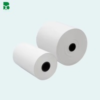 Kertas Thermal POS ATM Kualitas Tinggi Ukuran 80x80mm 50gsm Tahan Air, Tahan Minyak, Tahan Api untuk Mesin Kasir dan Penagihan