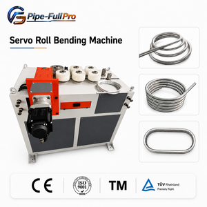 เครื่องรีดท่อ CNC แบบเจ็ดลูกกลิ้ง เก้าลูกกลิ้ง เครื่องดัดท่อไฮดรอลิกเซอร์โว สำหรับท่อกลม ท่อเหลี่ยม ท่อสี่เหลี่ยมผืนผ้า ขนาด 40 มม. ดัดโค้งงอได้ - Product Image 1