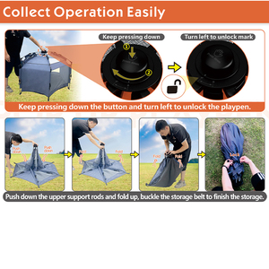 Thần Đồng uf002s Tùy chỉnh không gian rộng lớn Lều đồ chơi mềm cho trẻ em trẻ sơ sinh Nhà trò chơi ngoài trời - Product Image 3