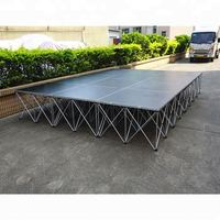 Quart de plate-forme de scène en bois/équipement de scène d'église/scène mobile à vendre craigslist