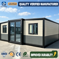 Studio modulaire préfabriqué pour cottages familiaux de jardin, maisons conteneurs extensibles à double aile de haute qualité et personnalisables