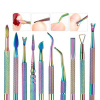 Set de Herramientas de Manicura de Acero Inoxidable con Cortaúñas, Lima y Pulidor - Set para Remover Esmalte