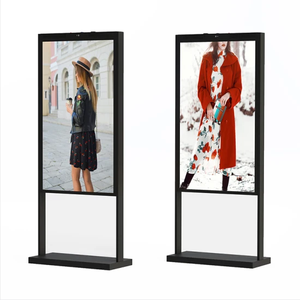 65 pouces 3000nits Double face haute luminosité signalisation numérique 55 "publicité boutique magasin Lcd fenêtre face écran moniteur - Product Image 1