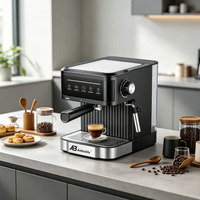 Cafetera Espresso Compacta Anbolife, 20 Bares, Pantalla Táctil, Sistema de Agua Caliente Programable, Fabricación OEM ODM, Directo de Fábrica