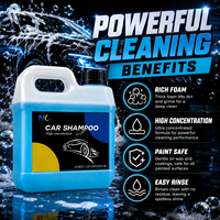 Shampooing professionnel pour lavage de voiture à la mousse de neige, savon à haute mousse concentré, nettoyage automobile, rapport de dilution 1:100, parfum personnalisé, 5 gallons