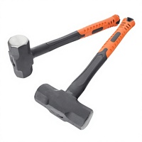 Marteau de démolition octogonal 2-4 lb avec tête en acier et manche en fibre de verre OEM pour la construction de maisons en bois