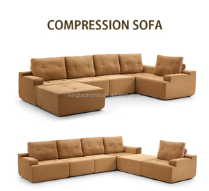 Stile europeo alta forma modulare <span class=keywords><strong>divano</strong></span> ad angolo Set spugna tessuto vuoto Hotel soggiorno con <span class=keywords><strong>divano</strong></span> a compressione - Product Image 2