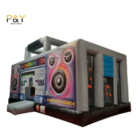 Château gonflable commercial en forme de boombox
