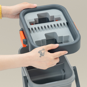 Nouveau Modèle 2026 Balai Serpillière Humide et Sec de Haute Qualité Balai Plat en Microfibre pour Maison avec Seau - Product Image 5