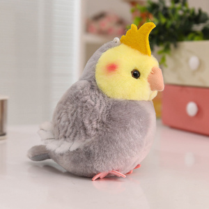 Nuevo Peluche de Cacatúa Colorida, Animal de Peluche para Decoración del Hogar, Regalo de Cumpleaños para Niños, Juguete de Loro Amarillo Suave - Product Image 2