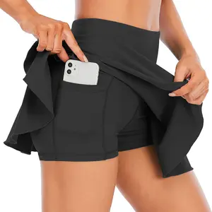 핫 잘 팔리는 배드민턴 농구 pleated 테니스 skirt training running 피트니스 퀼로트 women 요가 스포츠 short skirt