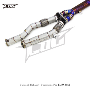 Sistema de Escape Personalizado de Titanio Catback con Tubo de Flujo Libre para BMW X3M/X4M F97/F98 3.0T 2019-2023, Juego Completo de Sistema de Escape Tuning - Product Image 6