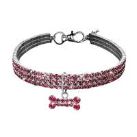 Collier pour animaux de compagnie, collier en cristal pour chien et chat, accessoire pour animaux de compagnie, personnalisable