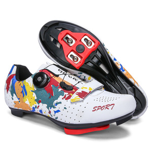 Nouvelles chaussures de cyclisme à clips pour le printemps, chaussures d'assistance au cyclisme sur route pour hommes et femmes, chaussures de sport de cyclisme en montagne à semelle rigide - Product Image 2