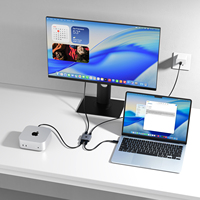 Conmutador USB-C Bidireccional 2 en 1, Salida de Video 8K, Transferencia de Datos de 10 Gbps, Carga Rápida PD de 100 W, Selector de 2 Puertos Tipo C